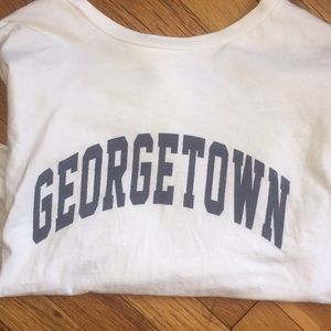 Brandy Melville Georgetown white longsleve